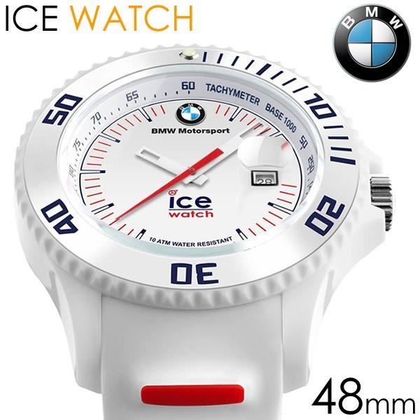 ice watch アイスウォッチ BMW コラボ 腕時計 48mm ウォッチ メンズ 男性用 クオーツ 10気圧防水 デイトカレンダー