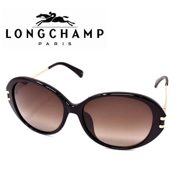 LONGCHAMP �����V���� �T���O���X ���f�B�[�X �u�����h �M�t�g �v���[���g �u���b�N�S�[���h �u���E���O���f�[�V���� lo610sa-001