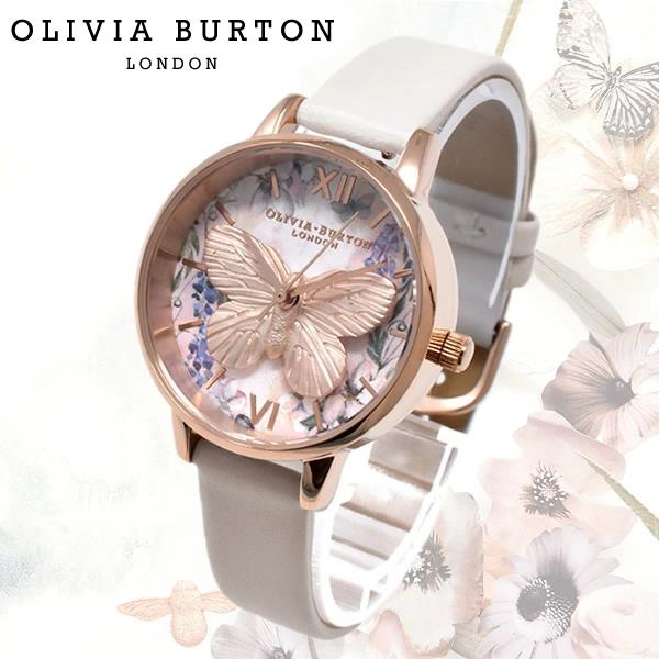 OLIVIA BURTON オリビアバートン 腕時計 レディース クオーツ プレゼント ホワイト 花柄 ob16gh07