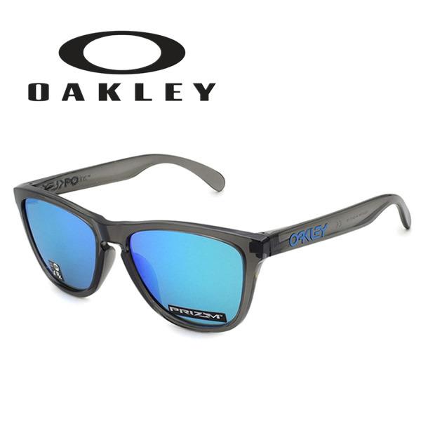 OAKLEY オークリー サングラス メンズ ミラーレンズ ブランド ギフト プレゼント フロッグスキン Prizm Sapphire Grey  Smoke oo9245-7454