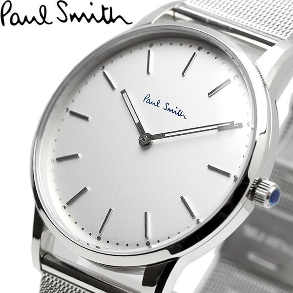Paul Smith ポールスミス 腕時計 メンズ メッシュベルト シンプル シルバー クオーツ 日常生活防水 40mm PS0100003 ギフト