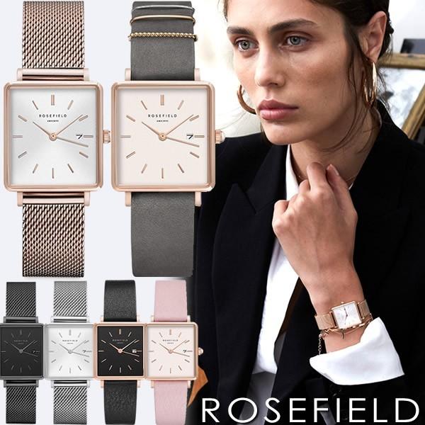 Rose Field ローズフィールド The Boxy 腕時計 ウォッチ レディース 女性用 革ベルト メッシュベルト スクエア Rf 08 腕時計 財布 バッグのcameron 通販 Yahoo ショッピング