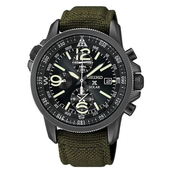 SEIKO PROSPEX セイコー プロスペックス ソーラー クロノグラフ NATO 簡易方位計 メンズ 腕時計 サバイバルウォッチ