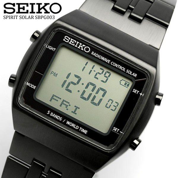 SEIKO セイコー SPIRIT スピリット メンズ電波ソーラー 腕時計 SBPG001 ウォッチ :sbpg003:腕時計 財布  バッグのCAMERON - 通販 - Yahoo!ショッピング