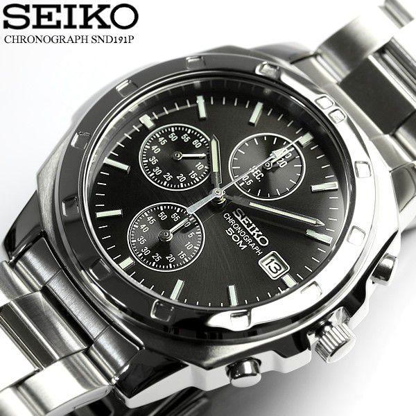 【限定特価】SEIKO セイコー SND191P アナログウォッチ SEIKO セイコー 腕時計 クロノグラフ メンズ時計 SND191P セール