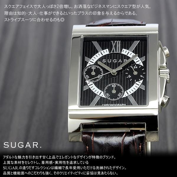 クロノグラフ 腕時計 メンズ 革ベルト レザー スクエア 四角 Sugar 限定モデル クロノグラフ Buyee Buyee 提供一站式最全面最專業現地yahoo Japan拍賣代bid代拍代購服務 Bot Online