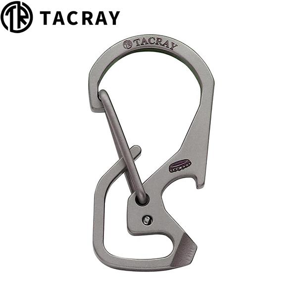 TACRAY タックレイ チタン合金製 カラビナ チタニウム 軽量 栓