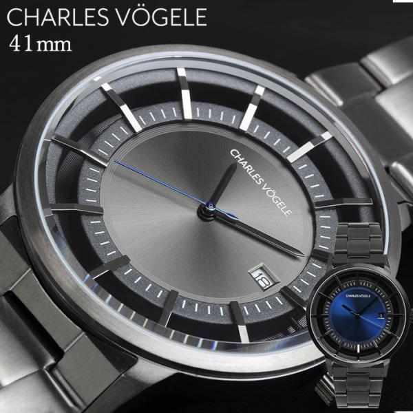 Charles Vogele（シャルルホーゲル） メンズ 腕時計 アナログ 41mm