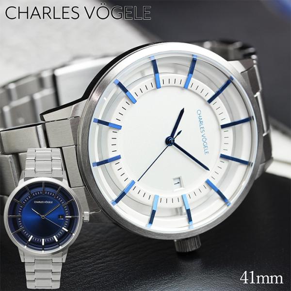 Charles Vogele（シャルルホーゲル） メンズ 腕時計 アナログ 41mm