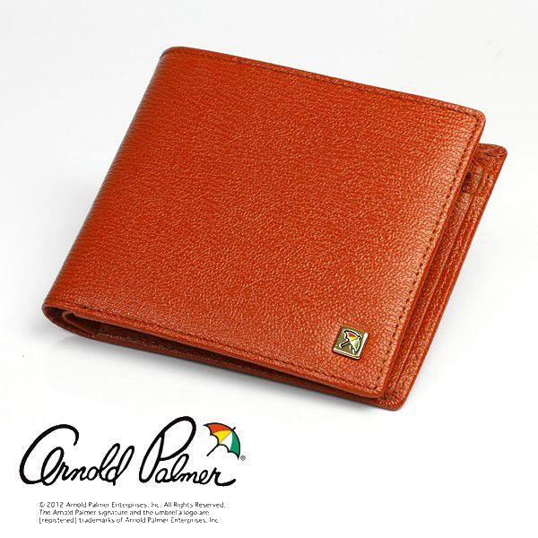 Arnold Palmer アーノルドパーマー メンズ 二つ折り財布 ブラウン 本牛革レザー S121 Wallet Ap S121 腕時計 財布 バッグのcameron 通販 Yahoo ショッピング