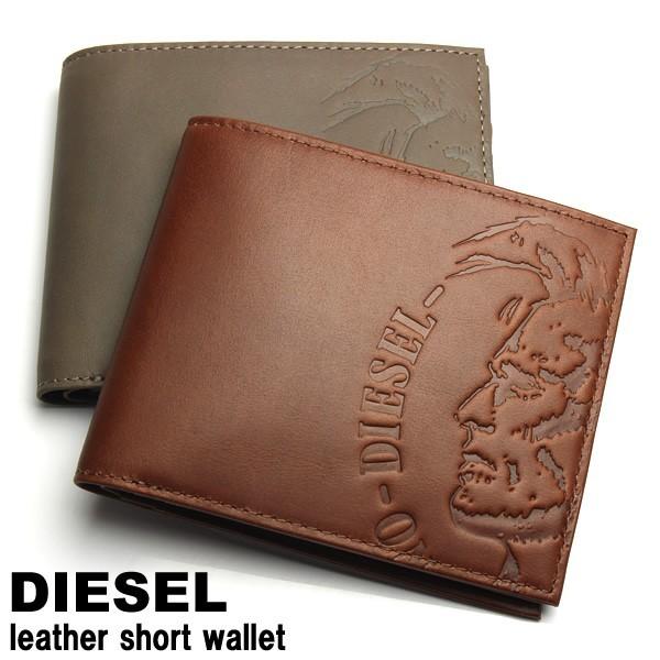 Diesel ディーゼル メンズ ２つ折り財布 ウォレット エンボスモヒカンロゴ カーフレザー Wallet ブレイブマン High Profilee Cow Leather X X 腕時計 財布 バッグのcameron 通販 Yahoo ショッピング