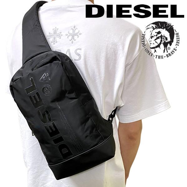 DIESEL ディーゼル バッグ ボディバッグ 斜め掛け ショルダー ブラック メンズ x06089-p2249-h5067 DIESEL ディーゼル バッグ ボディバッグ 斜め掛け ショルダー ブラック メンズ x06089-p2249-h5067