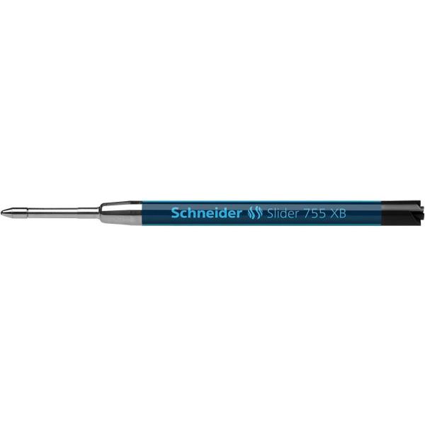 SCHNEIDER / シュナイダー Slider 755XB　黒　替芯　1本  Made in Germany「ネコポスOK」