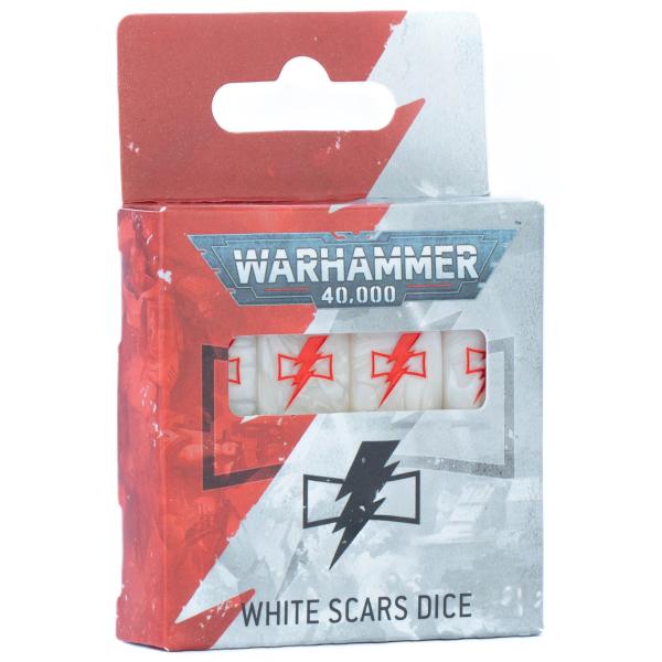 H*u様 WARHAMMER「ダイス」ウォーハンマー ホワイトスカー・ダイス ： WHITE SCARS DICE ：ウォーハンマー40K