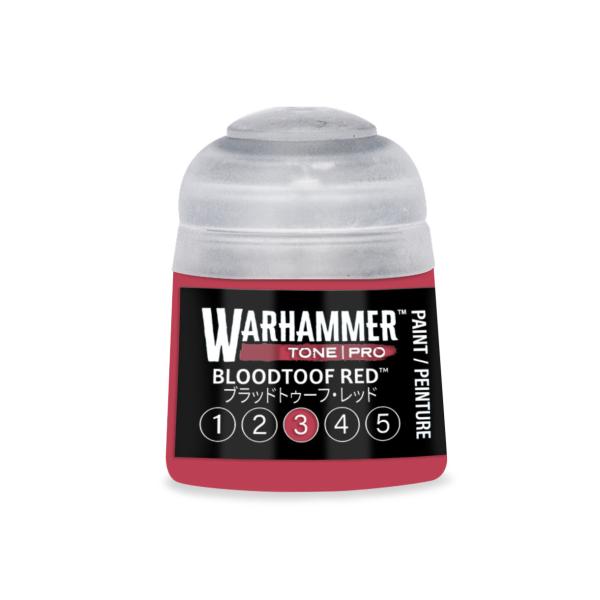TONE ブラッドトゥーフ・レッド 3 (Bloodtoof Red 3) 12ml ウォーハンマー トーンプロ TONE PRO プラモデル用塗料