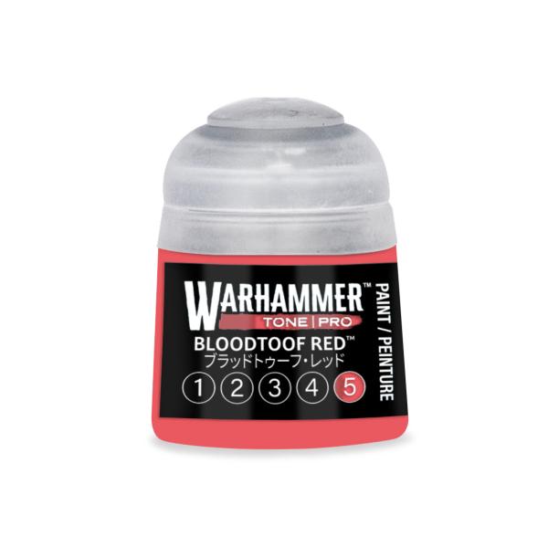 TONE ブラッドトゥーフ・レッド 5 (Bloodtoof Red 5) 12ml ウォーハンマー トーンプロ TONE PRO プラモデル用塗料