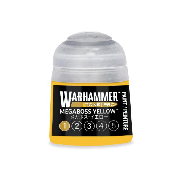 TONE メガボス・イエロー 1  (Megaboss Yellow 1) 12ml ウォーハンマー トーンプロ TONE PRO プラモデル用塗料