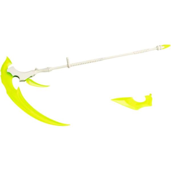 死神の鎌と魔法使いの杖として使用できる大型武装が登場本製品は「ネクロフェイス」に付属する大鎌の成型色を変更した単品商品です。刃部分はクリアー成型となっており、刃部分の交換で基本形態の「カース・リーパー（大鎌形態）」のほかに「マジックスタッフ...