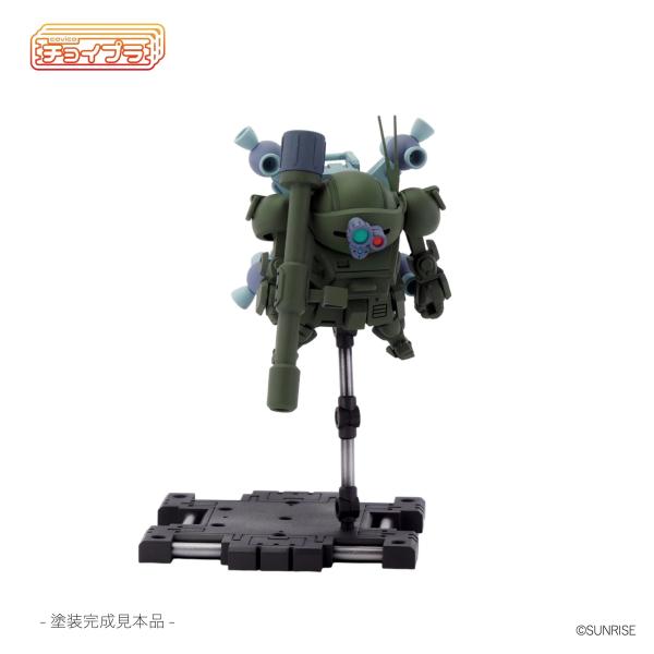 チョイプラ　装甲騎兵ボトムズ  スコープドッグ ラウンドムーバー装備型 宇宙戦仕様   [ AT-EX02グリーン ]