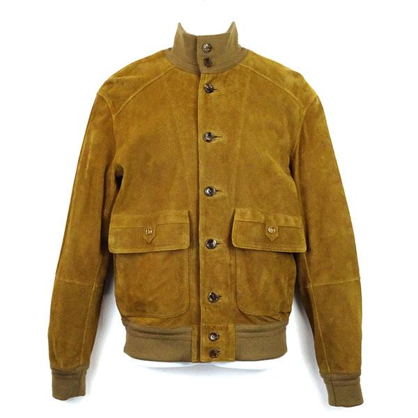 GUCCI グッチ ブルゾン メンズ 669051 XNA03 2001 ブラウン サイズ46 
