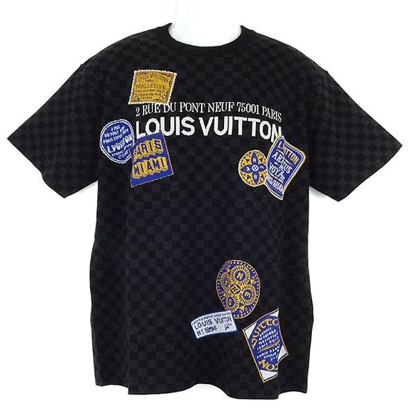 S ルイヴィトンTシャツモノグラムtee ラインストーンLV 村上隆