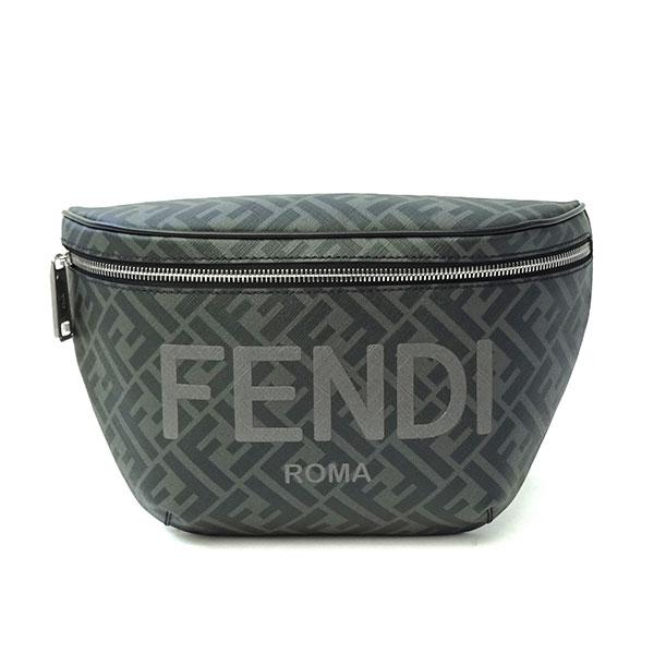 フェンディ バッグ メンズ FENDI FFファブリック ベルトバッグ 7VA562