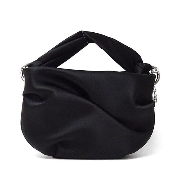 JIMMY CHOO ジミーチュウ バッグ レディース BONNY SAT ブラック 