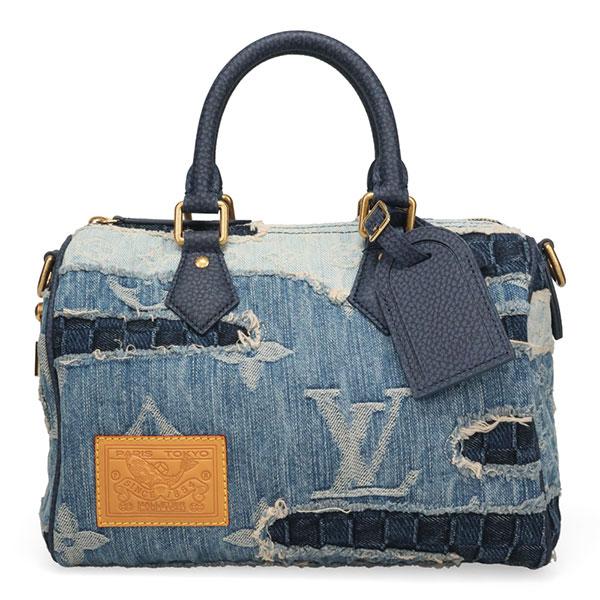 ルイ・ヴィトン スピーディ 25 バンドリエール ダミエ デニム