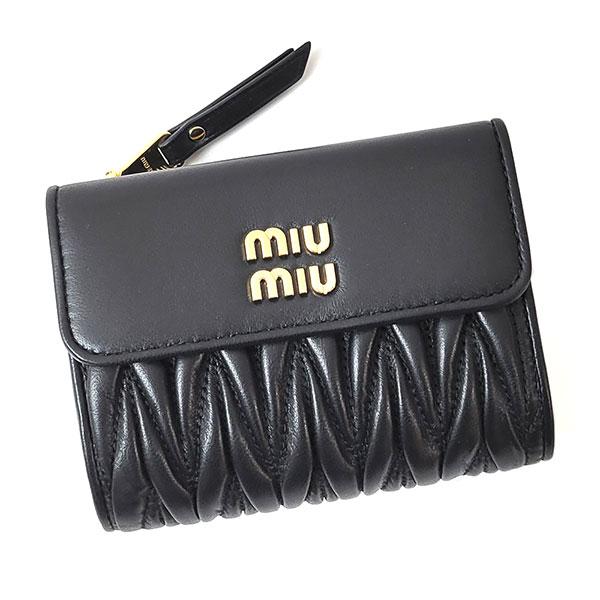 miumiu マテラッセレザー 長財布 ミュウミュウ