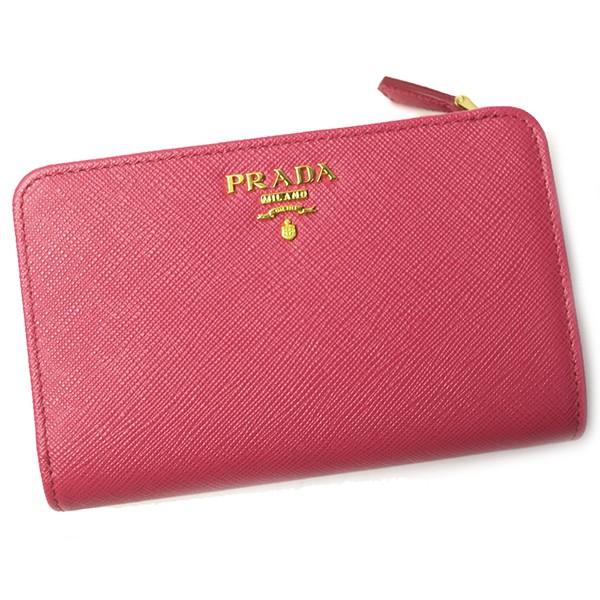 プラダ 財布 レディース Prada 1ml225 Saffiano Peonia ピンク Goods 41 カミーノ 通販 Yahoo ショッピング