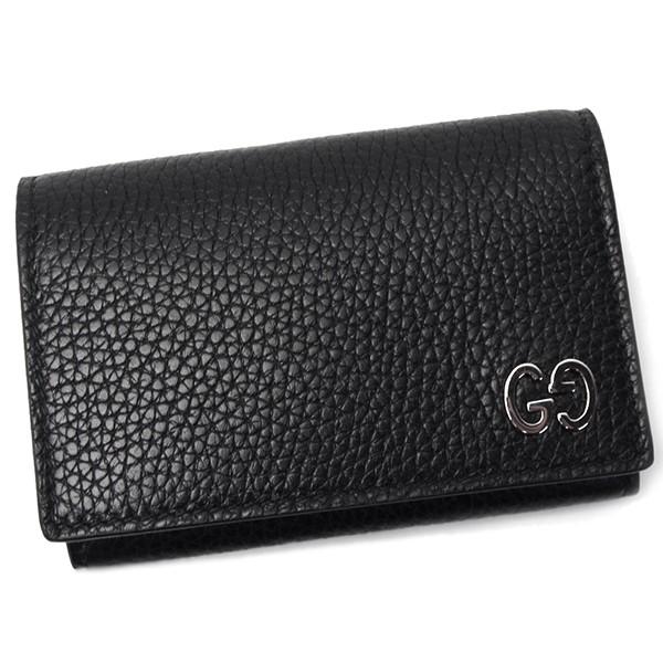 グッチ 名刺入れ メンズ GUCCI ドリアン 473923 A7MON 1000 ブラック :goods-4930:カミーノ - 通販