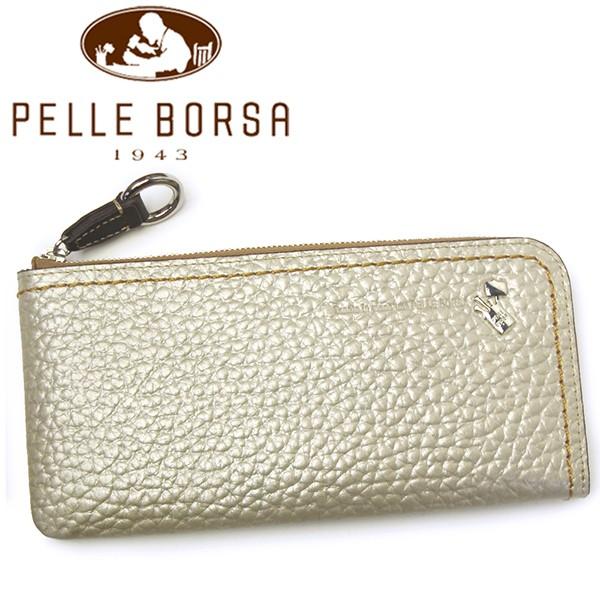 ペレボルサ 財布 レディース PELLE BORSA プラント 3401-CG シャンパン