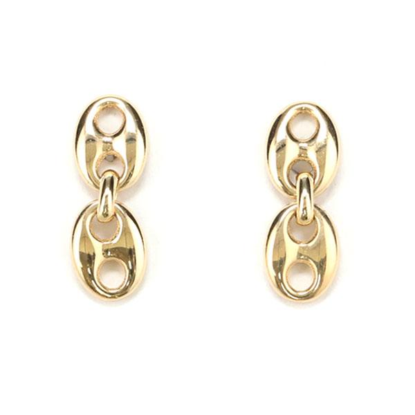 UNOAERRE ウノアエレ ピアス レディース K18イエローゴールド