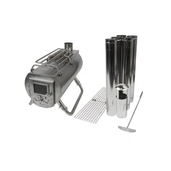 機能性はHeatviewモデルと変わらず、全長が10cm長くなったモデル50の薪がそのまま入るサイズで、より効果的に長く燃焼し続ける天板上のクッキングスペースが広いため、調理がさらに便利に重量：11.3梱包サイズ：55cm(奥行)ｘ28.5...