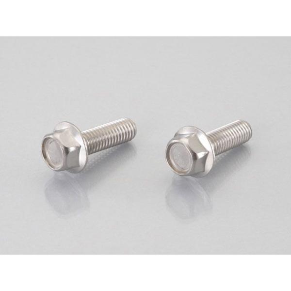 他サイト： キタココンビニパーツ 汎用 フランジ付き六角ボルト（ステンレス） M8 タイプ M8×25/P1.25（2ヶ） K-CONの商品画像