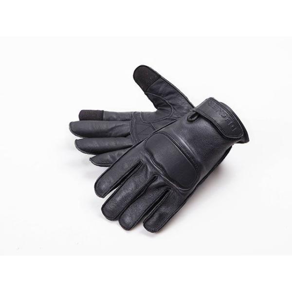 デグナー 【特価品】2022春夏モデル FRTG-77 レディースレザーグローブ（ブラック/ブラック） サイズ L DEGNER