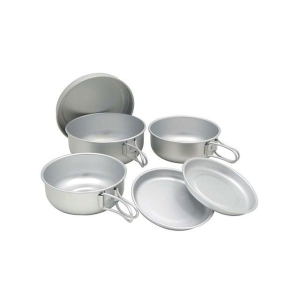 ●メーカー名：イーピーアイガス / EPIgas●商品名：アルミ6点食器セットメーカー品番：C-5307JANコード：4945244112415サイズ・容量・重量：本体大 58H×129mmΦ 700ml 51g//本体中 53H×119m...