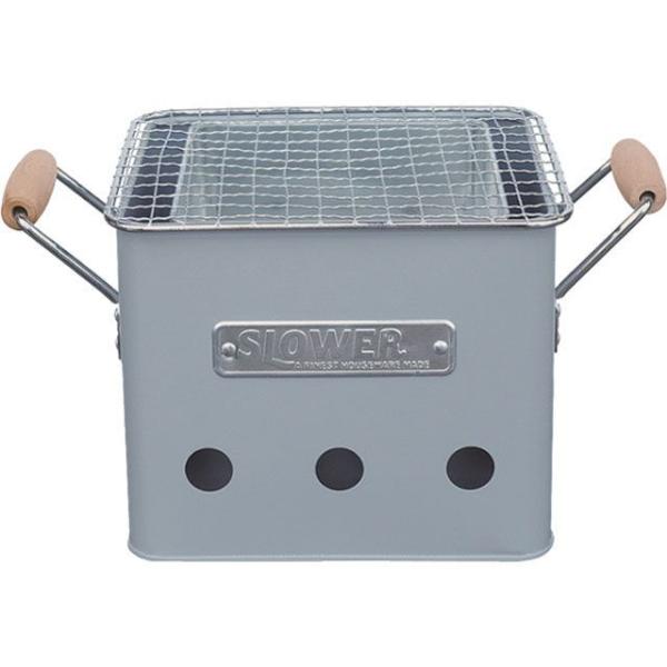 ●メーカー名：SLOWER(スロウワー)●商品名：バーベキューストーブ アルタ/S（グレー）メーカー品番：SLW309JANコード：4589799543098グレー180×150×155mm（ハンドル含むW285mm）657g