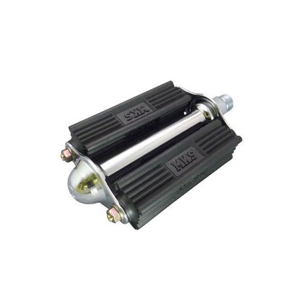 ●メーカー名：三ヶ島（自転車） / MKS(ミカシマ)●商品名：3000S 細口（BC 1/2）/（ブラック）JANコード：4560369005222ブラックボディ：スチール 側板：樹脂（ゴム）722踏面横幅（W）100mm×踏面前後幅（L...