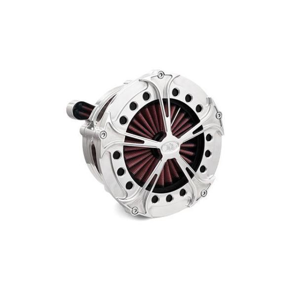 ケンズファクトリー ミルウォーキーエイト Reverse Cone Ribbed Milwaukee Eight Chromed kens-fact…