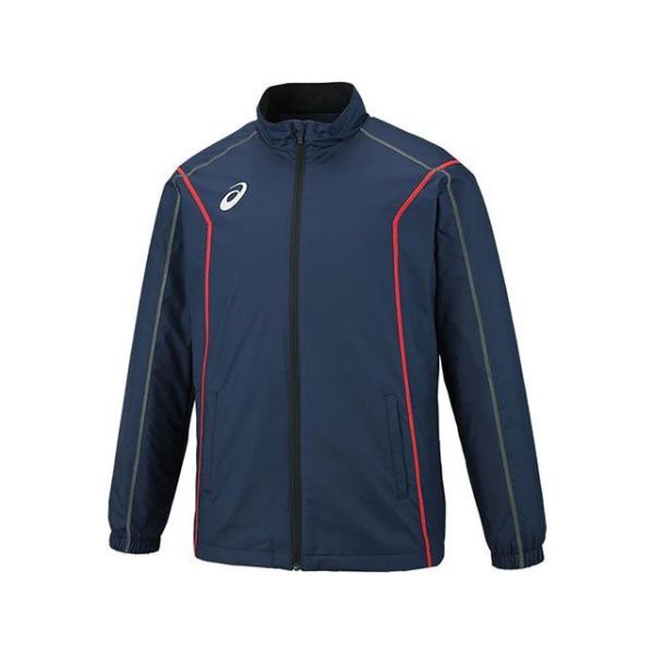 アシックス 2031E059 TEAM WINDBREAKER JKT（B-ST）/（ピーコート） サイズ M ASICS ASICS（アシックス） 2031E059 TEAM WINDBREAKER JKT（B-ST