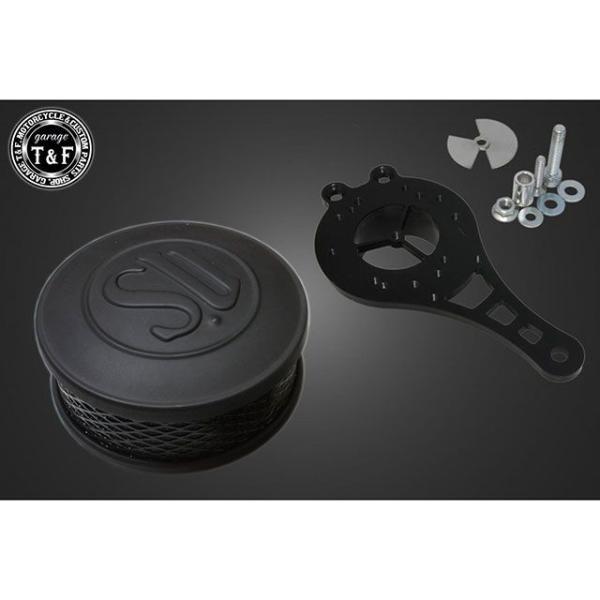ガレージT&F ドラッグスター250 ドラッグスター250 SUエアクリーナーKIT（マットブラック） T&F