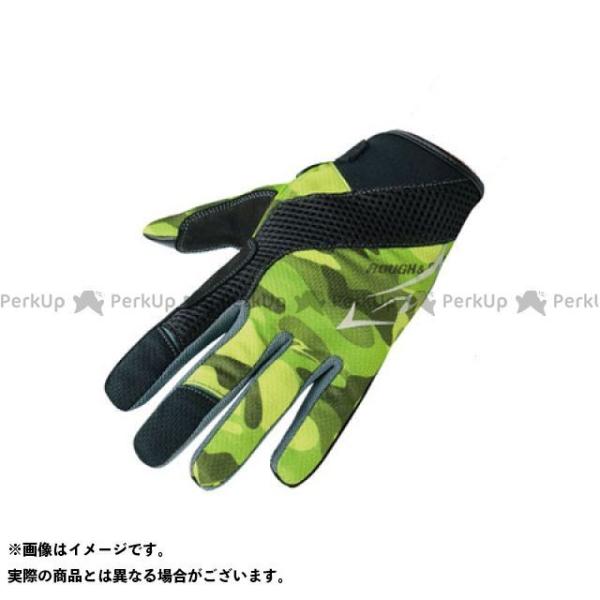 ラフ ロード Rr8421 ライディングメッシュグローブ ファッション通販 カラー ライムカモ サイズ L ラフアンドロード