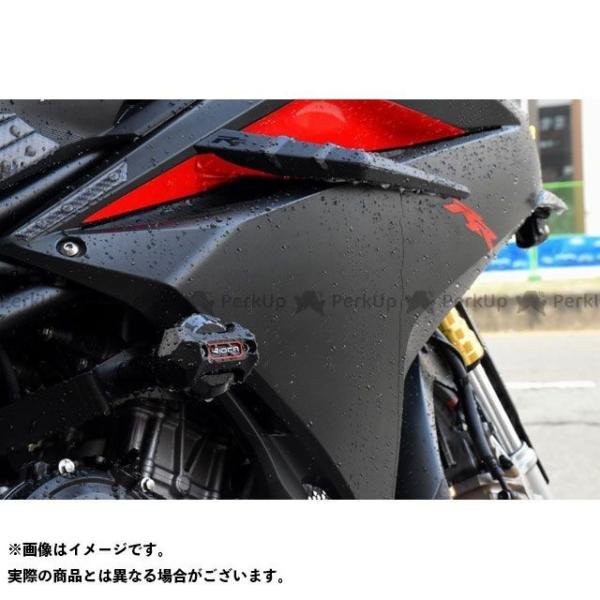 リデア Cbr250rr フレームスライダー 信憑 メタリックタイプ Ridea カラー レッド