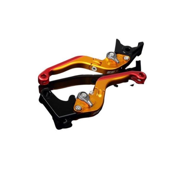 SPEEDRA アルミビレットアジャストレバーセット 可倒延長式（レバー本体：マットゴールド） アジャスター マットチタン エクステンション マット…