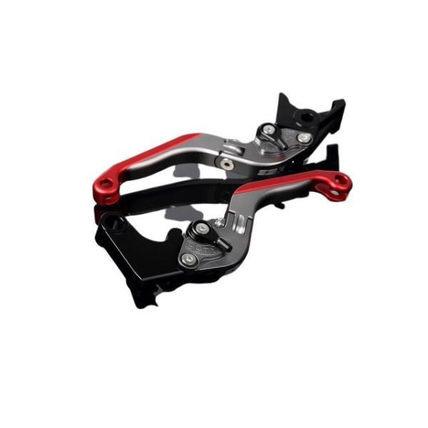SPEEDRA アルミビレットアジャストレバーセット 可倒延長式（レバー本体：マットチタン） アジャスター マットブラック エクステンション マット…