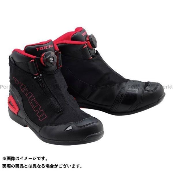 Rsタイチ Rss008 ボア ラップ エアー ライディングシューズ カラー ブラック レッド サイズ 26 5cm アールエスタイチ