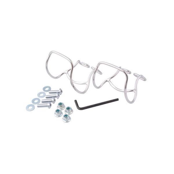 ●メーカー名：三ヶ島（自転車） / MKS(ミカシマ)●商品名：CAGE CLIP QUARTER L 左右ペアJANコード：4560369003907原産国：日本材質：ステンレスサイズ：L重量：48g/ペア。左右セットステンレス製丸断面線...