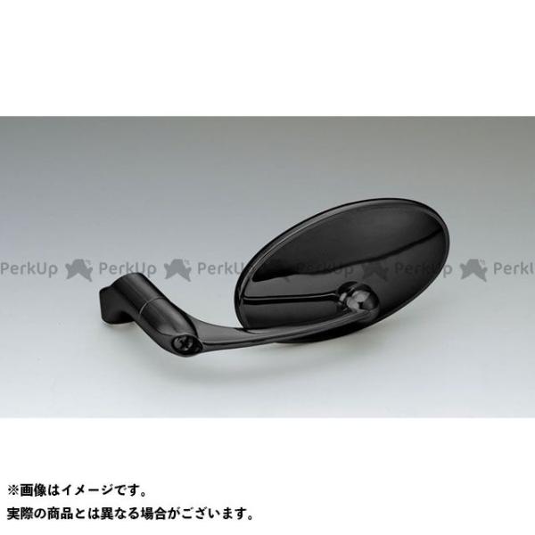 ●メーカー名：キジマ / KIJIMA●商品名：ユーロタイプミラー オーバル 左右兼用 1個（ブラック）メーカー品番：203-8085JANコード：4934154135881汎用 ブラック鏡面サイズ：76×131mm内容物：片側のみ（左右兼...