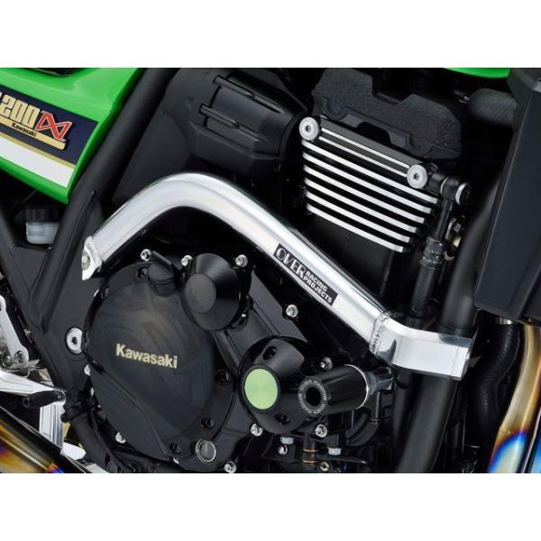 オーバーレーシング ZRX1200DAEG/ZRX1200 サブフレームキット カラー ポリッシュ OVER RACING